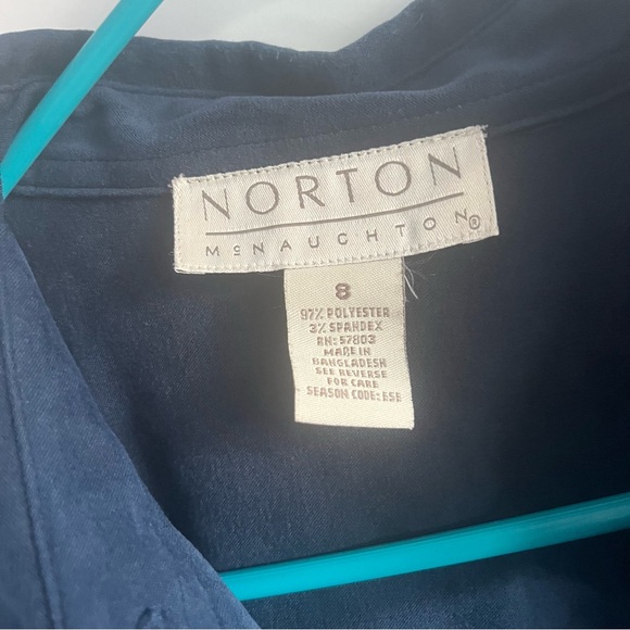 Norton McNaughton Navy Blue Blazer - Picture 4 of 5